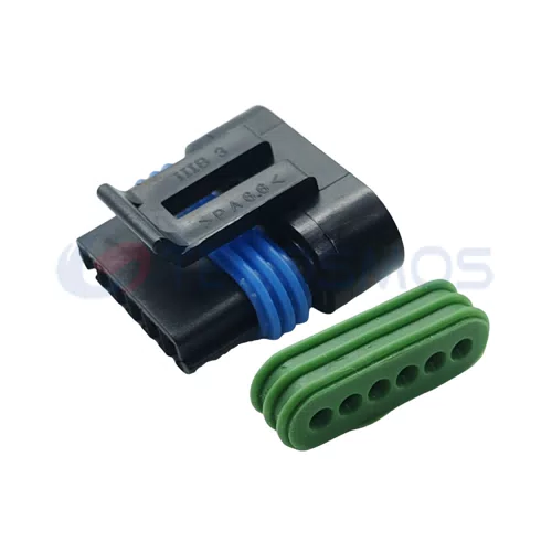 Waterproof IP66 Rated Copper Nylon ABS Wire Harness Electronic Accelerator Pedal Sensor Plug for Car 6-Pin Female... - image 3
